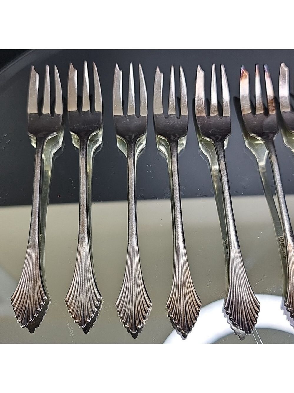 Gero 90 Collectible Forks Set Of 8pcs 5.5inch Netherlands - Picture 2 of 13